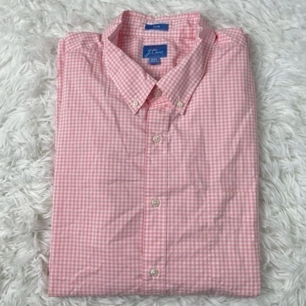 J Crew Slim Lightweight stretch Secret Wash Shirt